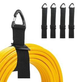 QINGYIWL 4er-Pack Verlängerungskabel-Organizer, Verstellbarer Verlängerungskabel Organizer, Schlauchhalter Wand für Kabel, Seile, Schläuche