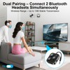 2025 Pro Bluetooth 5.4 Transmitter Receiver, 2-in-1 Wireless Audio Adapter