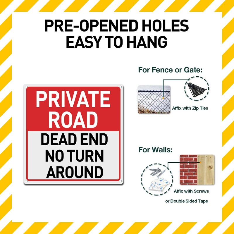 BTHUKO “Private Road - Dead End, No Turn Around” Metal