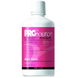 ProSource NoCarb Protein Supplement Berry Punch Flavor 32 oz. Bottle Ready to Use, 11535 - Sold by: Pack of One