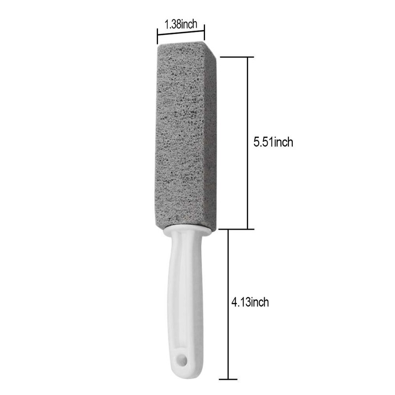 4 Pack Toilet Pumice Stone with Handle, Pumice Stone Toilet