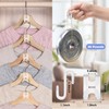 Besslly 100Pcs Clothes Hanger Connector Hooks, Plastic Space Saving Heavy