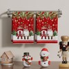 XCHI Gnomes Winter Kitchen Towels Christmas Dish Towels 18x26 Inch