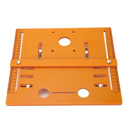 Milling Table Insert Plate for Routers, Base Plate 28 x 25 cm Cuttable 19 cm 4 Inch Circular Saw Underpass Plate for Trimmer Cutter