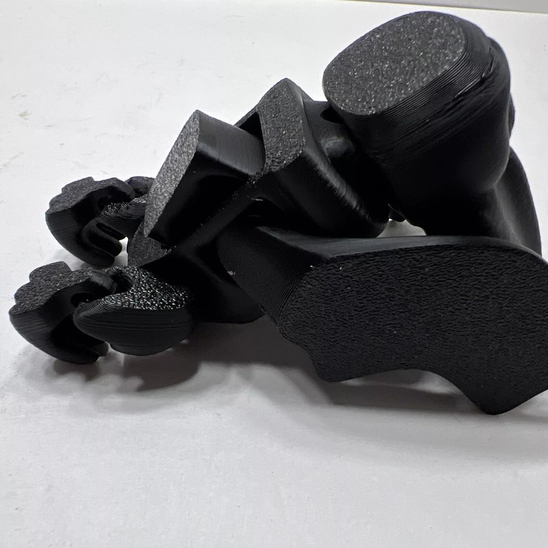 3D Printed Black Articulating Glider Bat