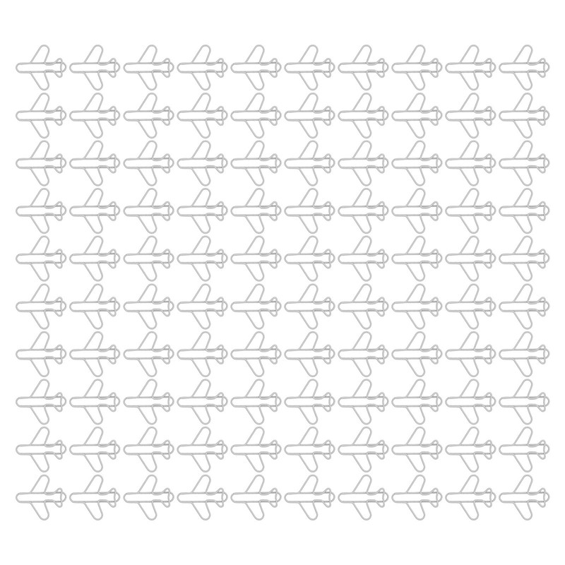 Aircraft Shape Paper Clips Cute Small Paperclips for Office School