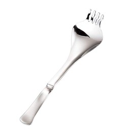 Perge Planning Fork, Blissful Ramen Spoon & Fork, Large, 18-8 Stainless Steel OSH0501
