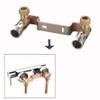 OMOTOOL Concealed Shower Faucet Wall Bracket Positioner Connector 15mmx1/2'' for