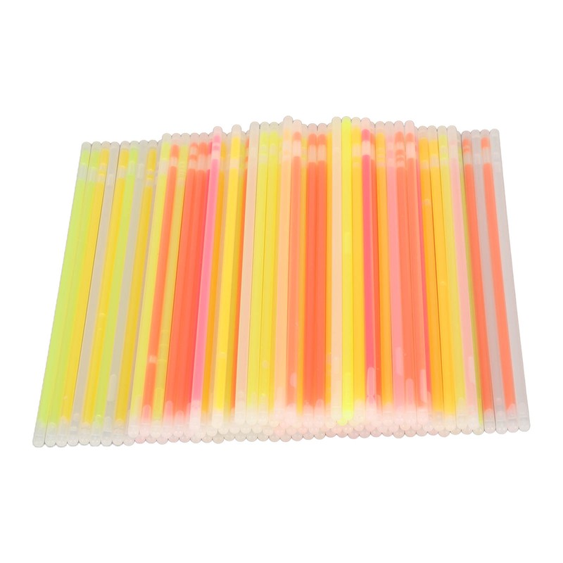100PCS Glow Sticks Safe Waterproof Light Sticks Glow in The