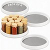 Oizeir Lazy Susan Organizer Set of 4, 10 Inch Non-Skid