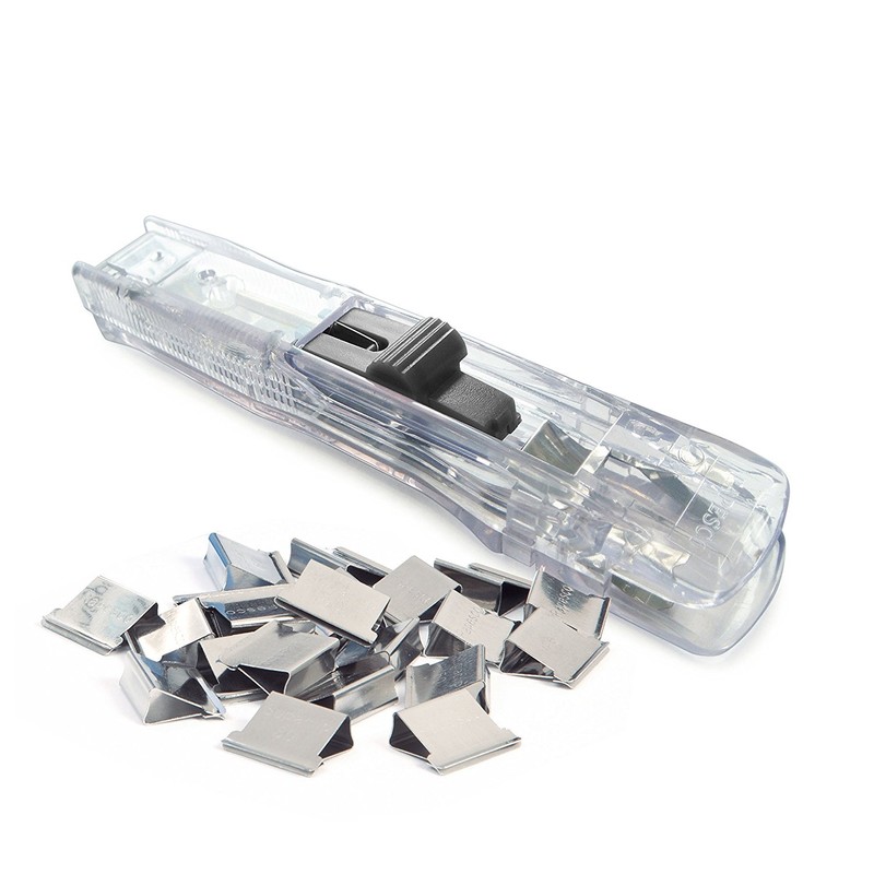 Rapesco RC4025SS Supaclip 40 See Through Dispenser and 25 Stainless