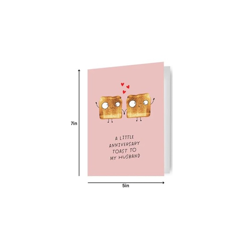 KATE SMITH Happy Anniversary Husband Occasion Card