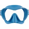 CRESSI F1 Mask Blue - Frameless Mask for Diving and
