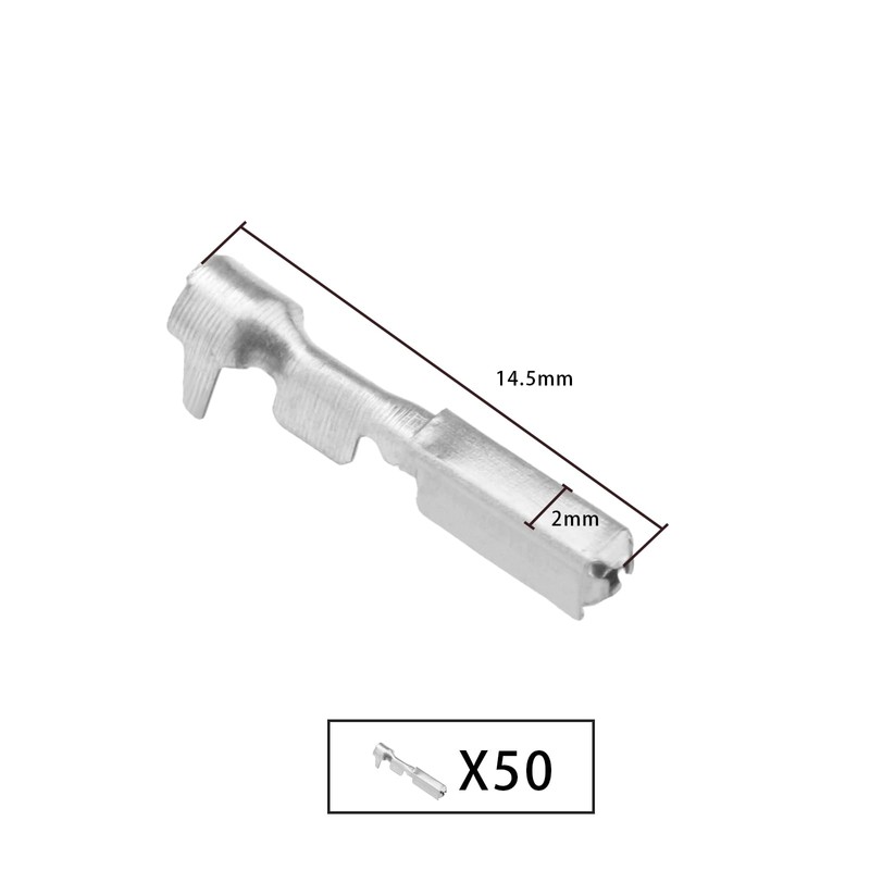 ECSiNG 50pcs Micro Timer Crimp Contact N90764701 Compatible with VW