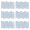 EOWVISN 6 Pieces Wavy Cleaning Sponge, Household Cleaning Tools, Oil