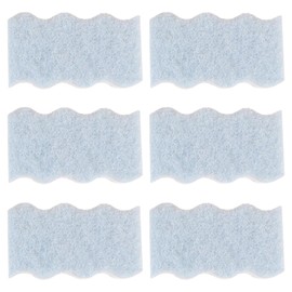 EOWVISN 6 Pieces Wavy Cleaning Sponge, Household Cleaning Tools, Oil Removal Cleaning Brush, Multi-Purpose Cleaning Sponge, Scratch-Free Cleaning Sponge