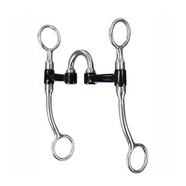 Reinsman 755 Stage C Correction Bit | Sweet Iron & Copper Mouth, 7" Shanks, 5/16" Mouthpiece, 1 5/8" Medium Port | Neck Reining Horse Control Shank Bit