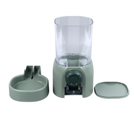 Pet Hanging Automatic Feeder Large Capacity Detachable Pet Cage Food Dispenser for Cat Dog Hamster Chinchilla