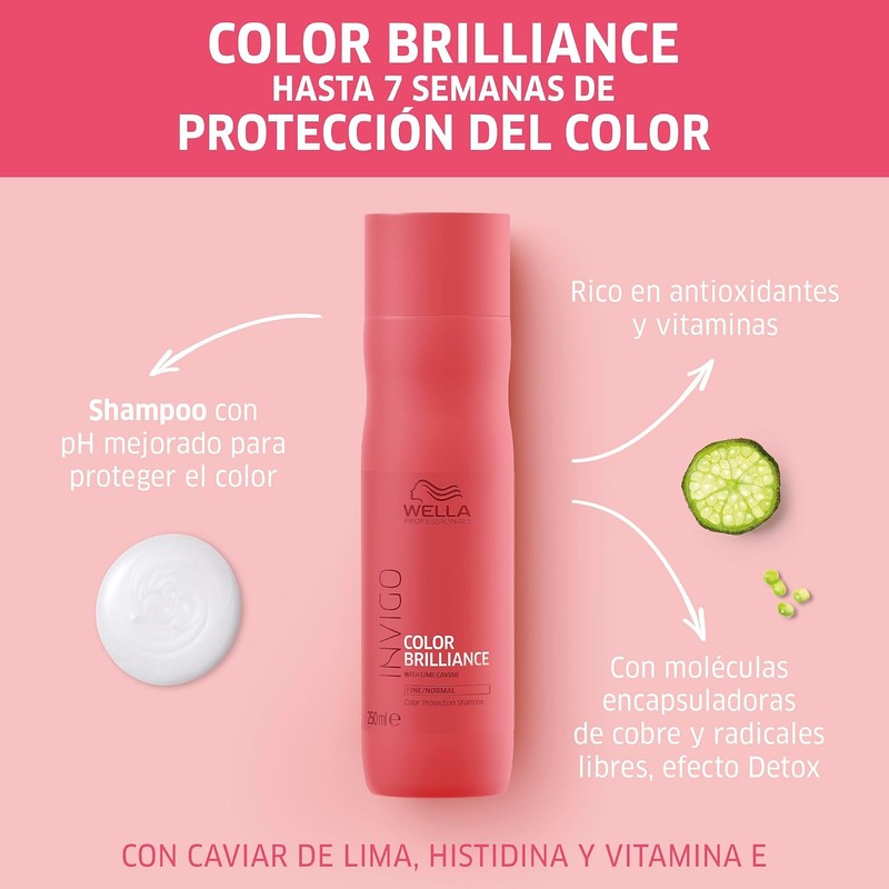 Wella Professionals Invigo Color Brilliance Shampoo Protección de Color 250ml