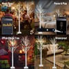 Smart Birch Tree with LED Lights 2 Pack 6 FT