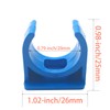50pcs 1/2"(Dia) PVC U-Shaped Pipe Clamp Clip,Tubing Clips,Water Supply Pipe
