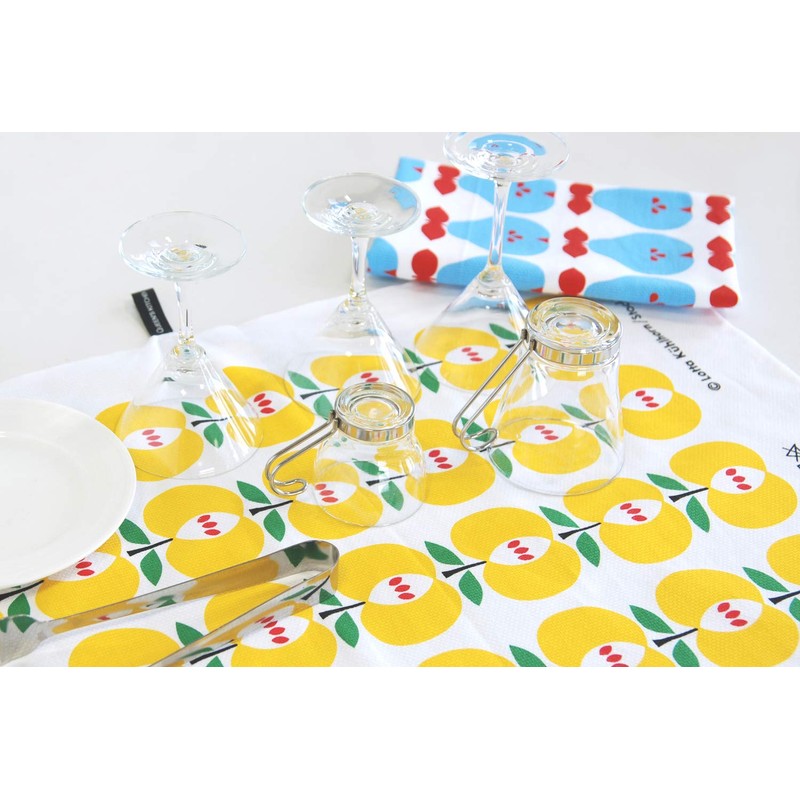 Nippon Utensil KQS1005652 Lotta Kurhorn Tea Towel Apple 16.9 x