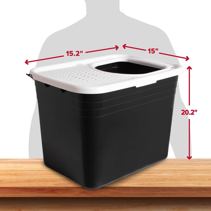 Arm & Hammer Premium Top Entry Litter Box with Filter