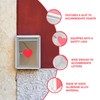 Operitacx File Holder Transparent Donation Box Suggestion Box Wall Mounted