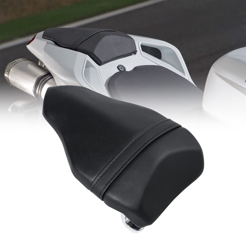 Rear Passenger Seat Pad Pillion PU Leather Fit For DUCATI