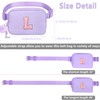Belt Bag Fanny Pack for Girls - Initial Crossbody Bag