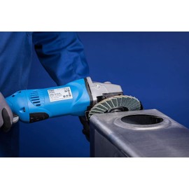 PFERD Polivlies Flap Discs Set PVL, 3-Piece Corundum Diameter 125 mm Bore Diameter 22.23 mm A100, 180, 280 | 44698005 - for Fine Grinding