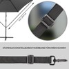 Kingsleeve Wind protection for cantilever parasols, robust metal hooks, variable,