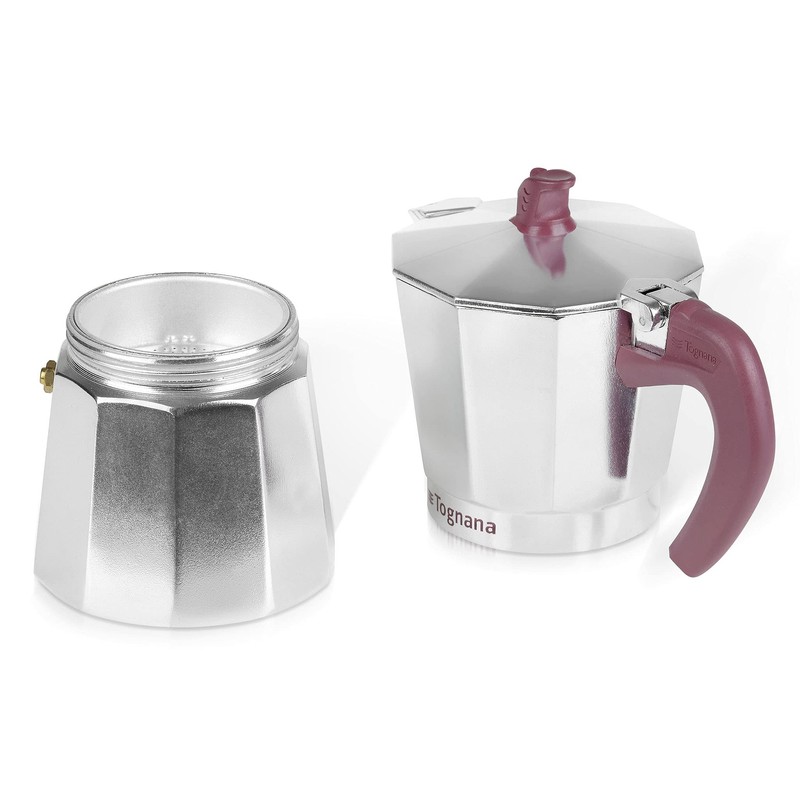 6 Cups Express Machine Extra 240 ml, Silver