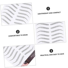 Ipetboom Stick Eyebrow Stickers Temporary Brow Tool Create Full Eyebrows in Seconds Suitable for Light Brows