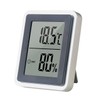 LABO Muli-Functional Digital Thermometer Hygrometer Large Display Digital Hygrometer Black