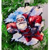 Generic Skydiving Parachute Skydive Santa Claus Ornament, GCCO1.122