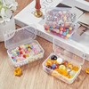 10Pcs Clear Beads Storage Containers,Empty Mini Storage Containers Box with