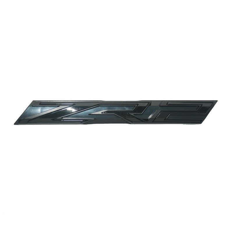 1Pc ZR2 Grille Emblem 3D Badge Nameplate Letter Replacement for