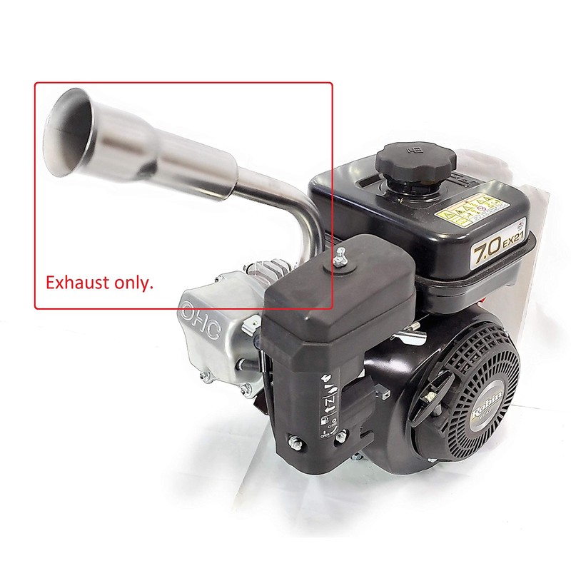 Exhaust Header for: Subaru Robin EX17, EX13, EX21,EX27 & 6