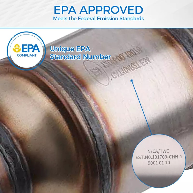 YK Rear Catalytic Converter For 2015-2021 Chevy Trax / 2013-2020