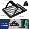 Boot Scraper Heavy Duty Metal Boot Brush Scraper Outdoor Heavy