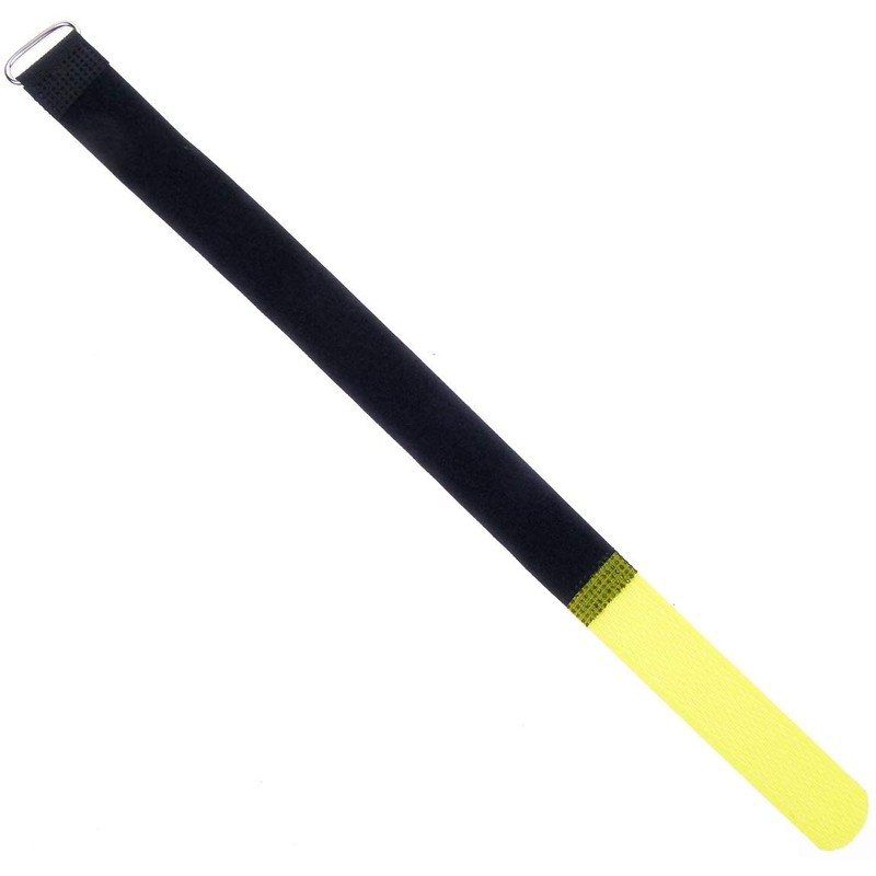 30cm x 20mm Reusable Velcro Cable Ties with Metal Eyelet