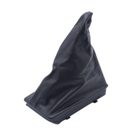 SHLPDFM Gear Stick Gaiter + Handbrake Gaiter Genuine Leather Black for Vauxhall Corsa C 2000-2006