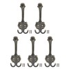 Fuxxer® Classic Coat Hooks Double Hooks Hat Hooks Clothes Hooks