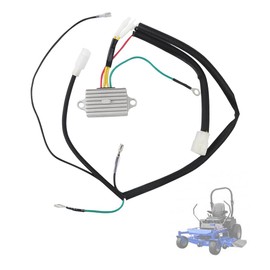 CUSTONEPARTS Voltage Regulator with Harness FIT Exmark Quest Radius E S Series Toro TimeCutter Titan Z-Master Replace 1367879 1279219 Direct OEM Replacement