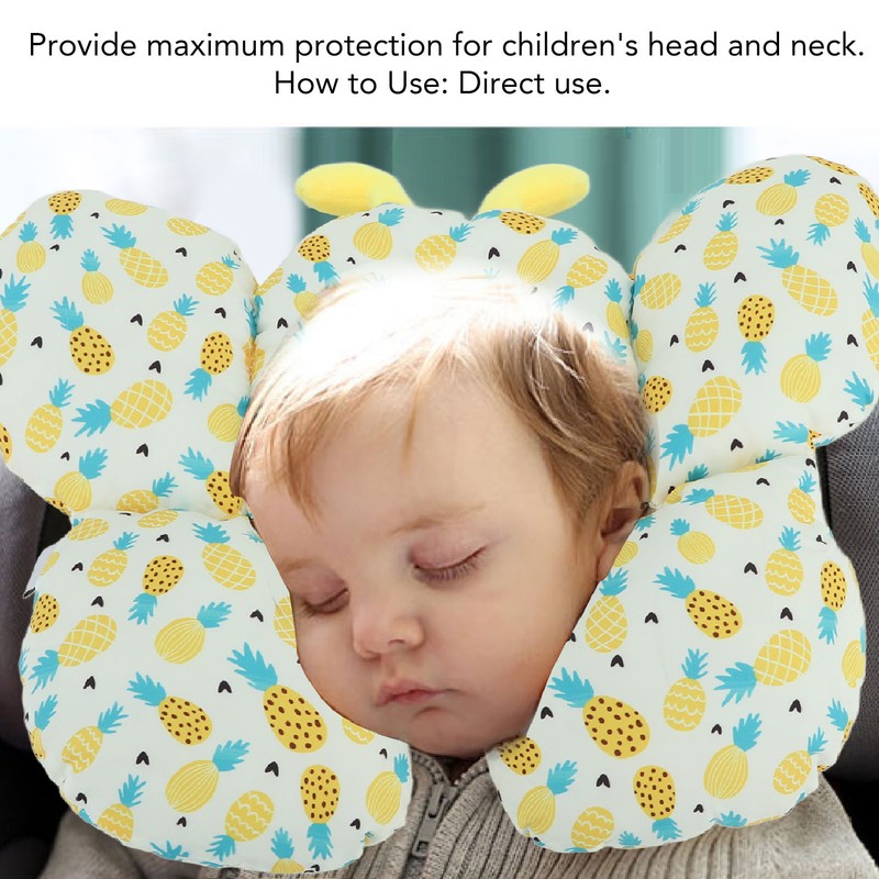 Baby Travel Pillow Universal Design Neck Support Head Protection Comfortable