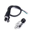 BYYOUIV 100 PSI Stainless Steel Pressure Transducer Sensor 1/8" NPT