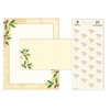 Great Papers! Falling Holly Letterhead, 25 Count, 11" x 8.5"
