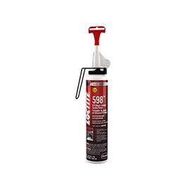 LOCTITE 598 RTV Gasket Maker & Flange Sealant for Automotive: High Temp, Silicone | Metallic Black, 190mL Power Can (PN: 2093362)