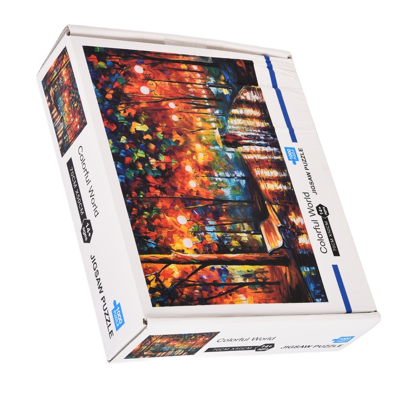 1000 Pcs Puzzle Creative Entertainment Strong Puzzle Walking in The